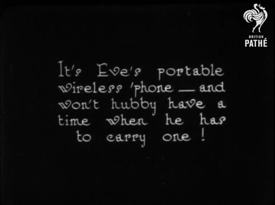 Inter-title slate from “Eve’s Wireless”