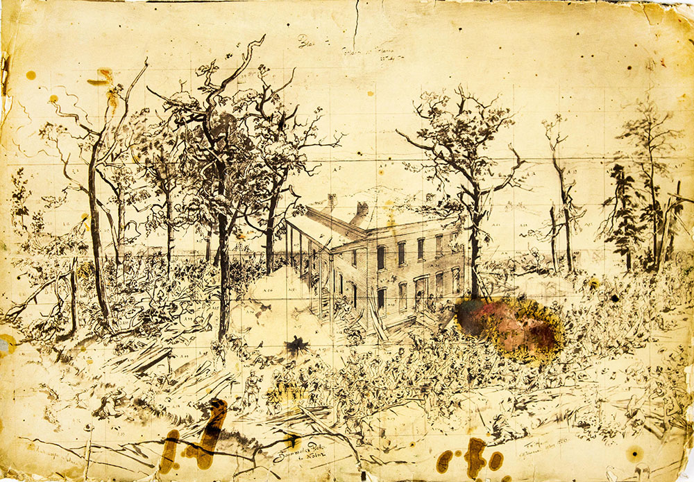 1886 Cyclorama sketch