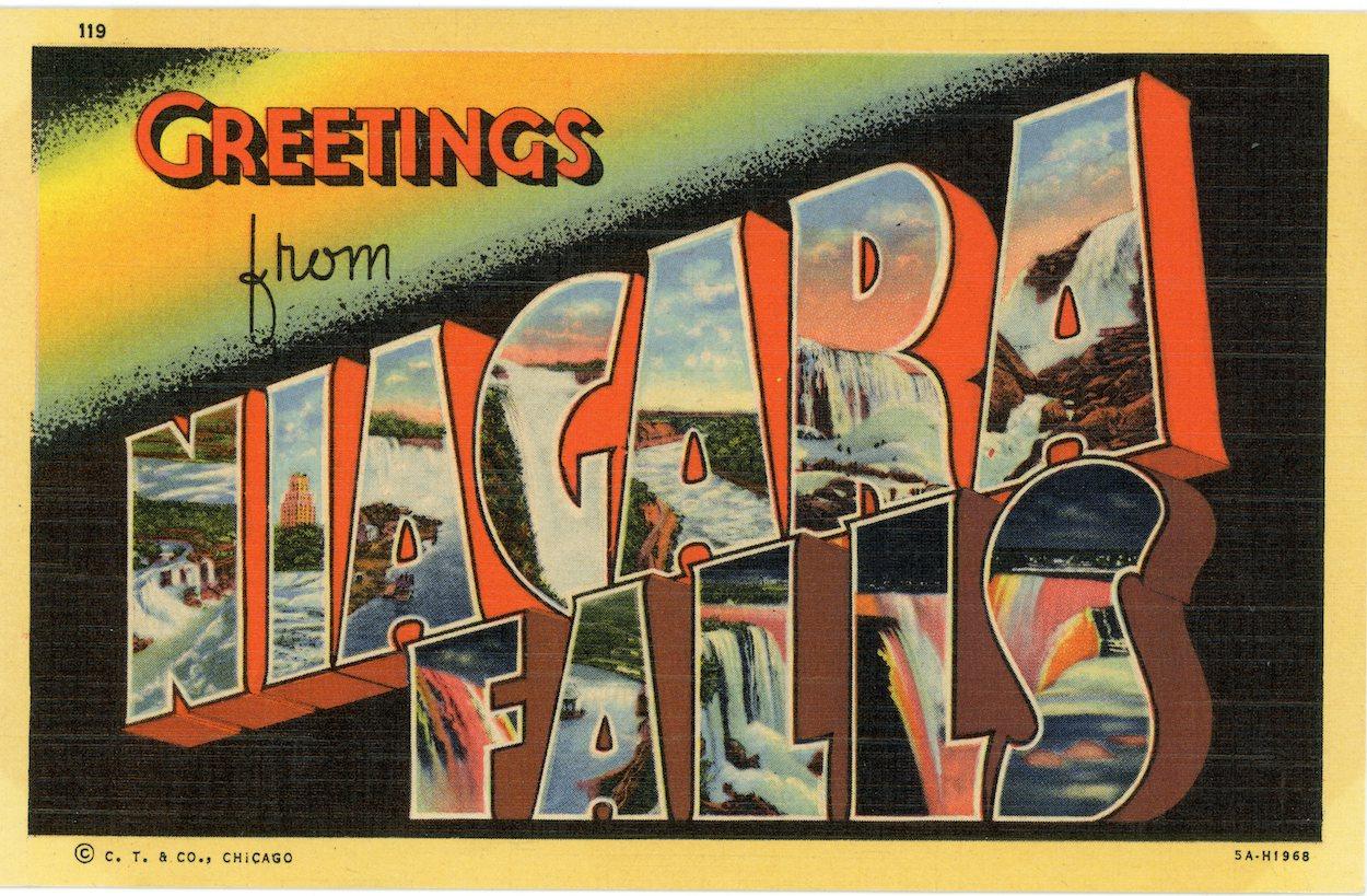 Niagara Falls postcard