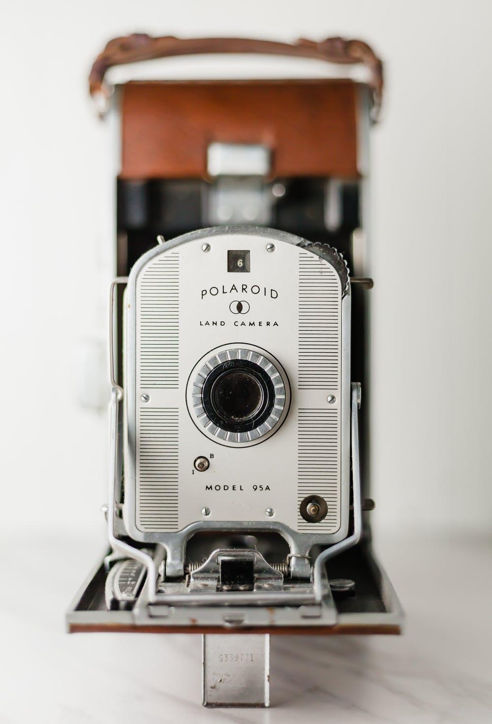 The original Polaroid camera freed users from needing to trek to a darkroom to develop their images.