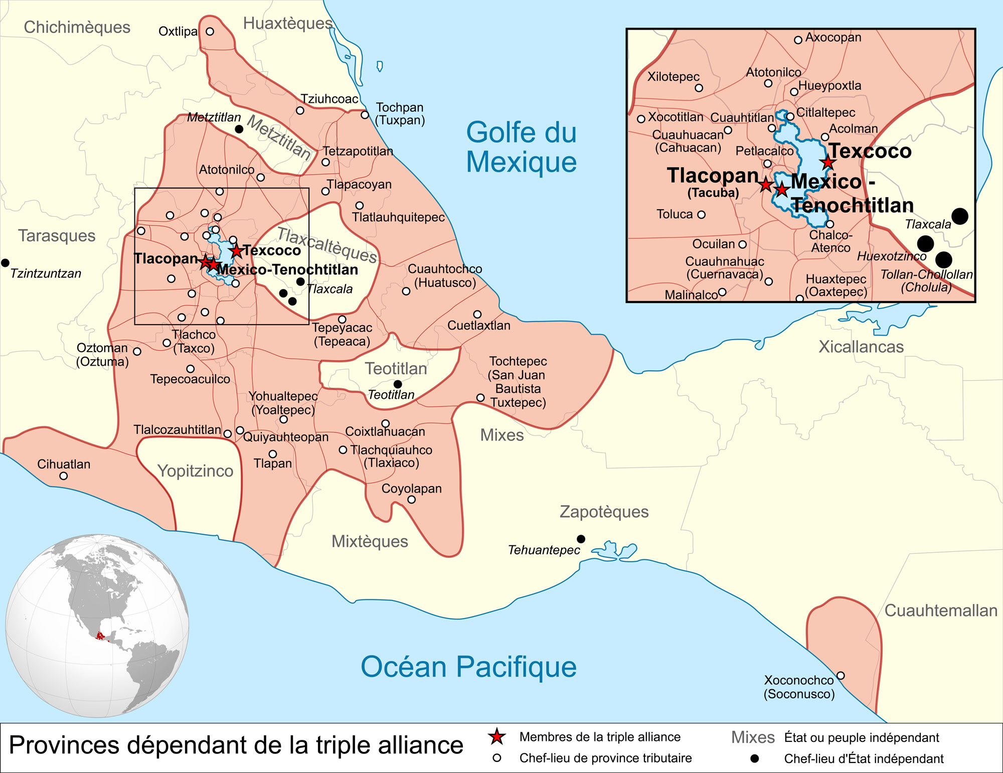 Aztec Empire Map