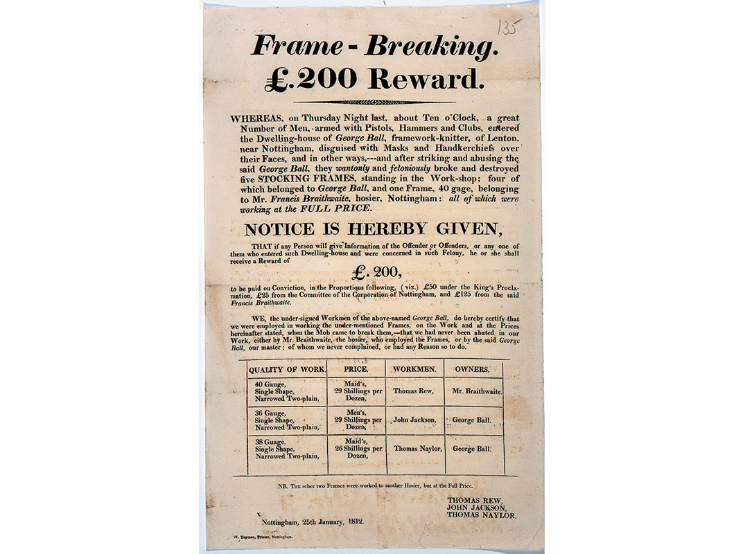 1812 handbill