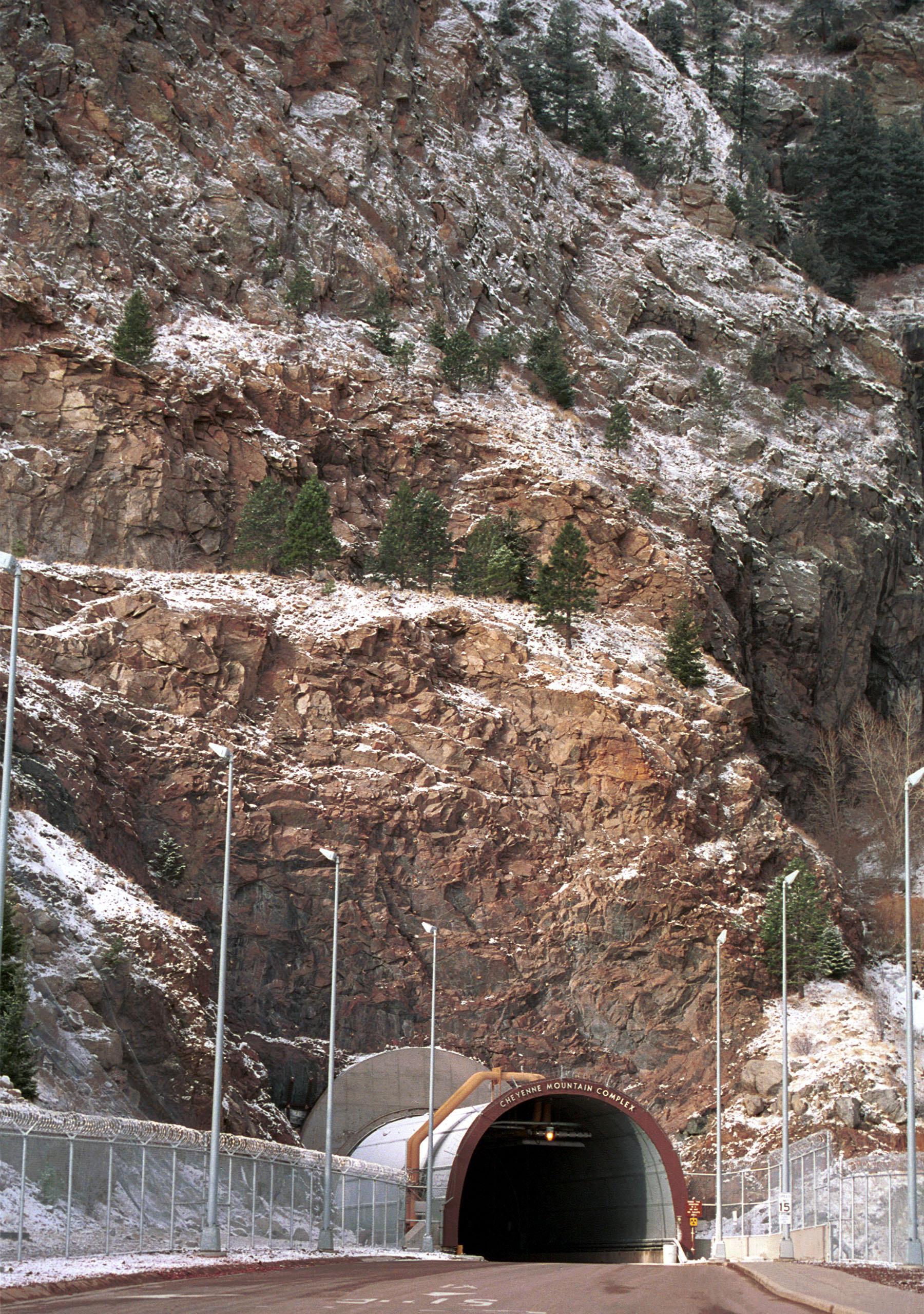 NORAD’s command facility is famously housed inside a Colorado mountain.