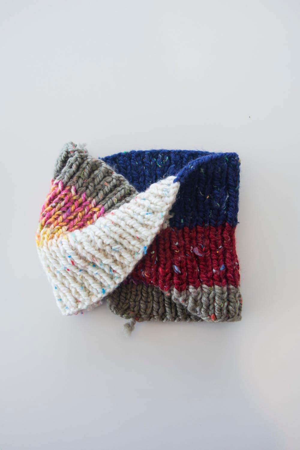 An infinity scarf