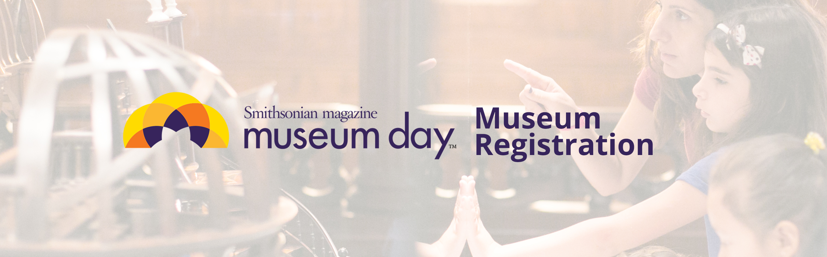 Museum Day registration banner