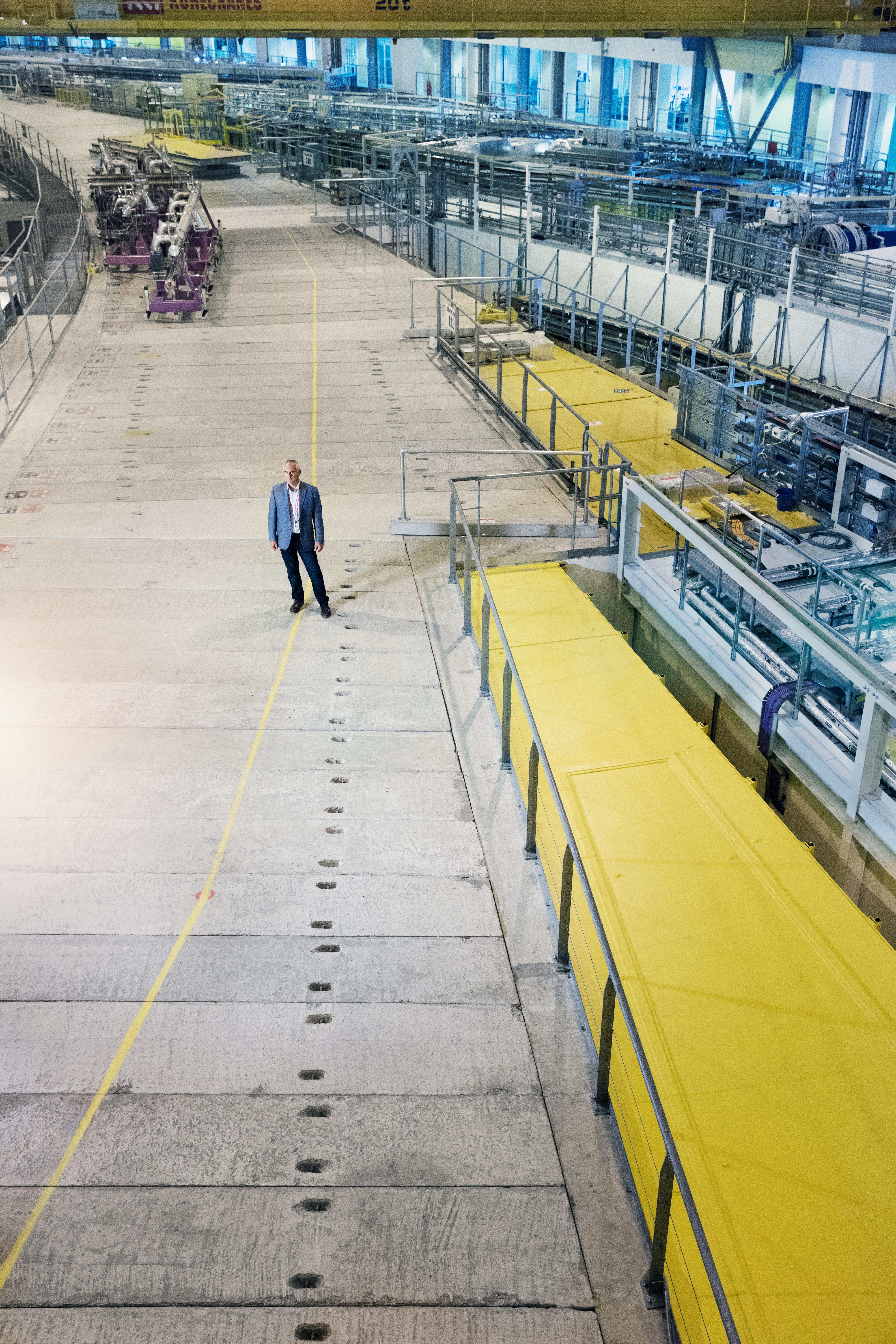 Brent Seales at the particle accelerator