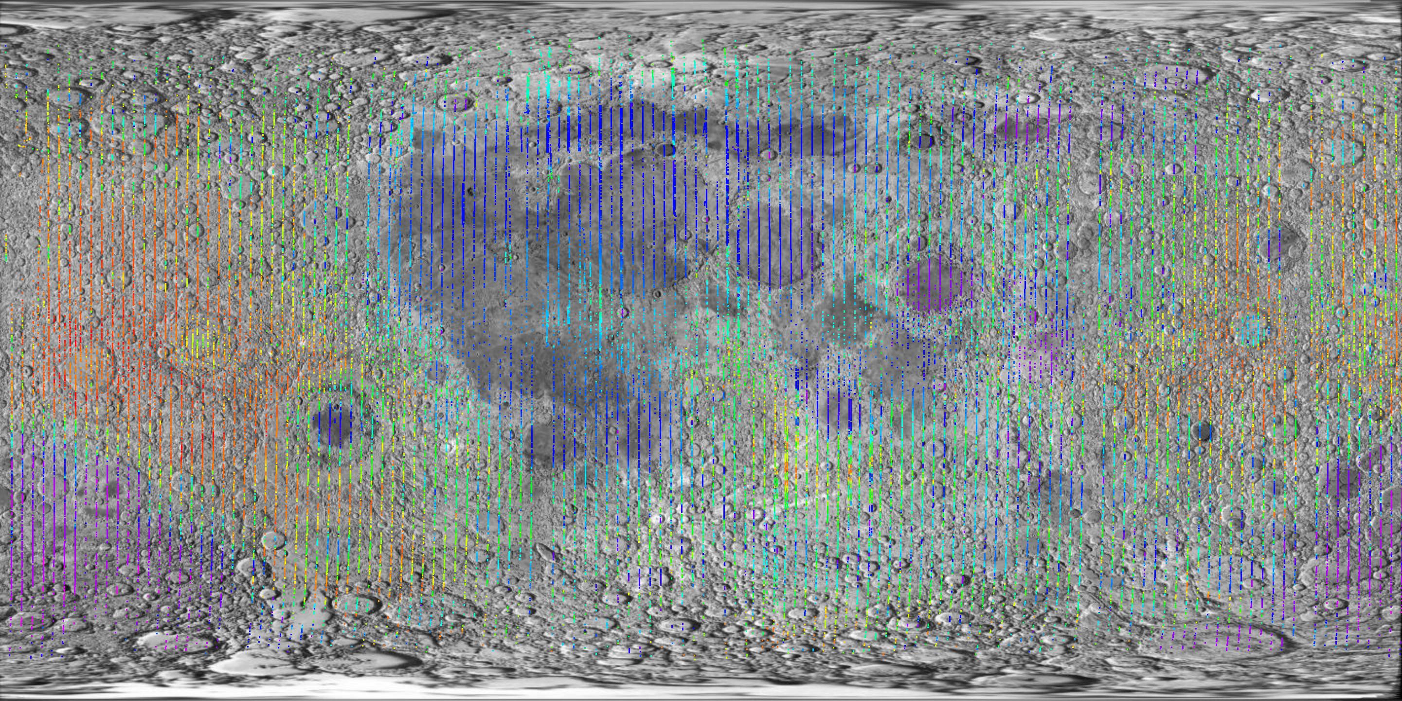 Clementine lidar measurements