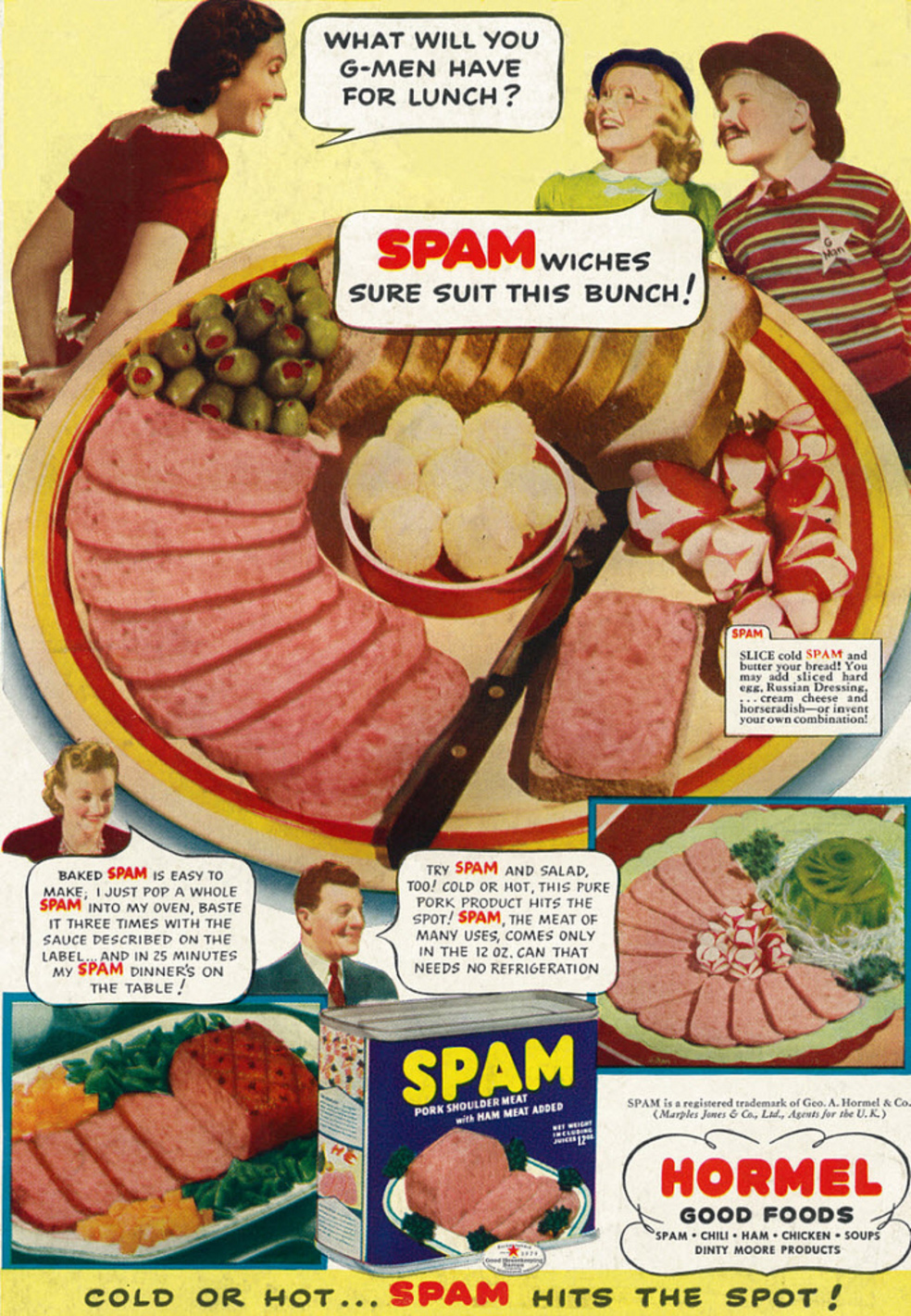 ‘Cold or hot…Spam hits the spot!’