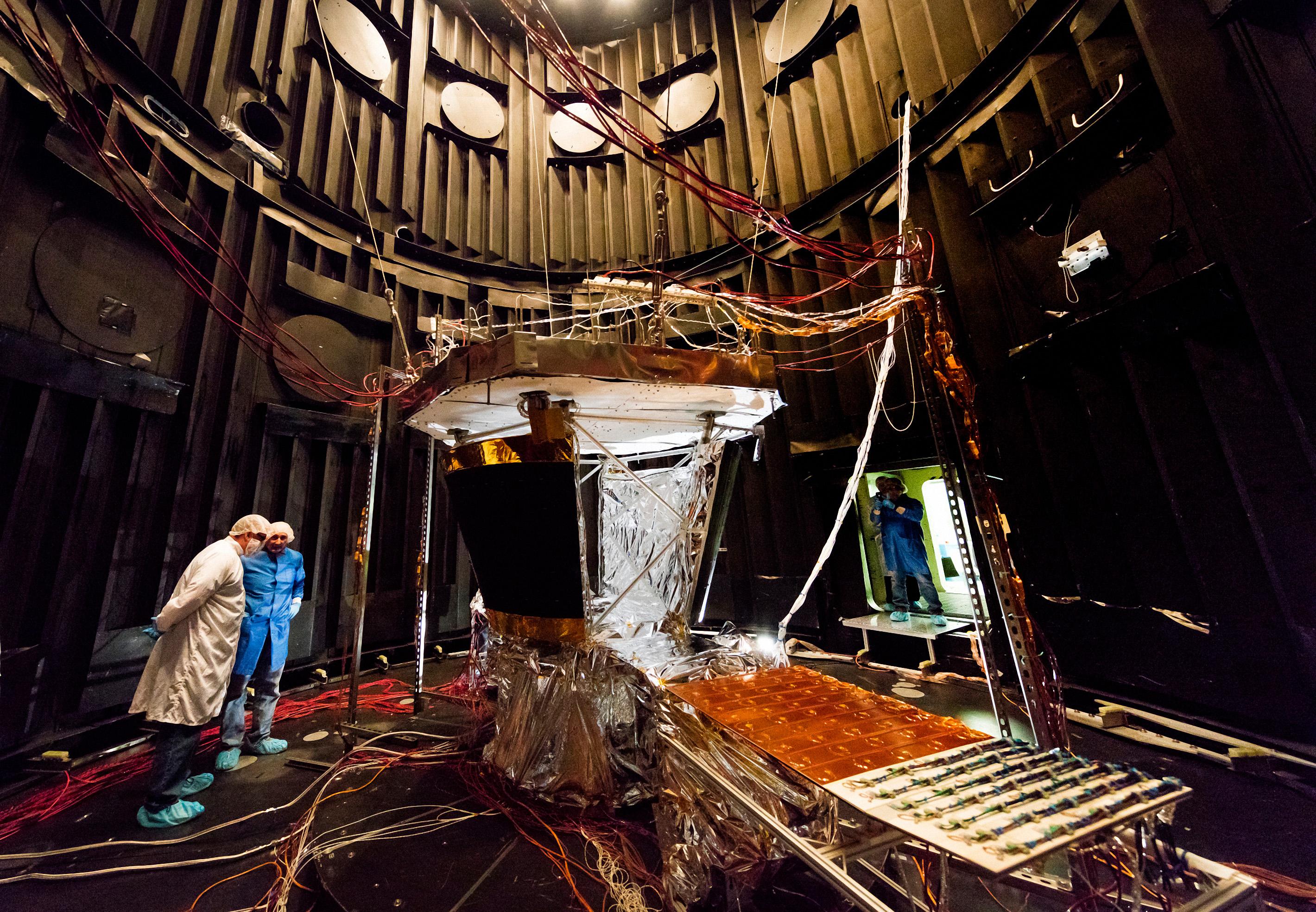 The spacecraft needs a powerful cooling system
